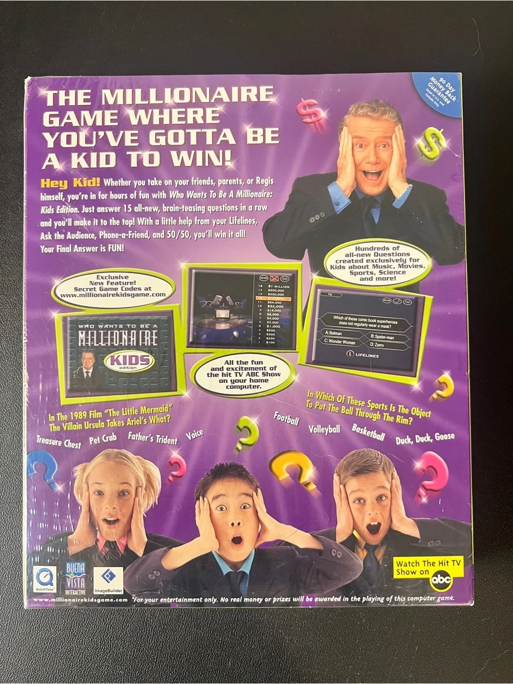 Who Wants To Be A Millionaire Kids Edition PC/Mac Big Box New SEALED RARE Game